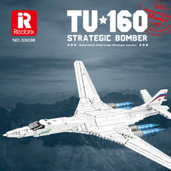 1598PCS Military Weapon TU-160 Strategic Bomber Model Building Blocks Toys